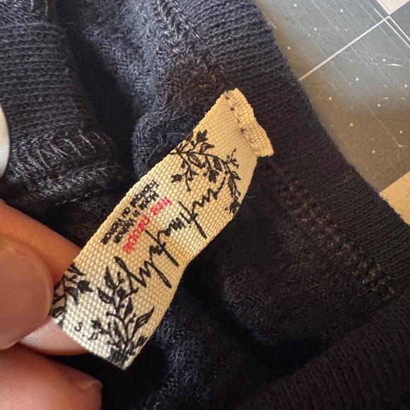 *NWT* Free People Snap Up Ribbed Cropped Halter Tank Top / Shirt (Orig. $38) - Picture 6 of 7